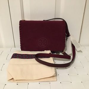 tory burch suede crossbody